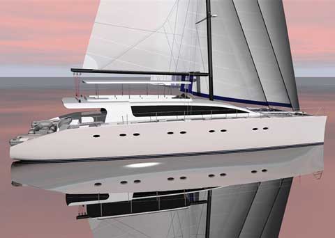 RB 65 Galaxy  Catamaran - Click me to open the gallery
