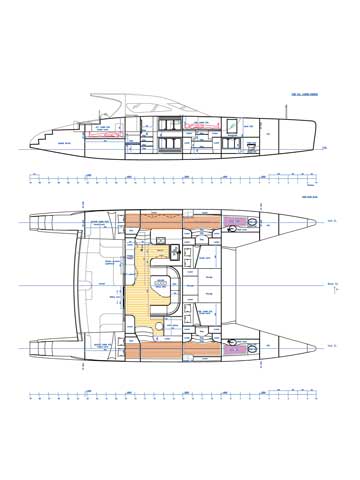 Sailing Catamaran Wasabi P1500 - Click to zoom.