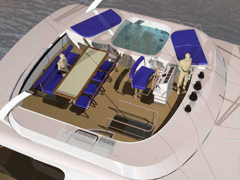 Sailng catamaran RB 60' - Click me to open the gallery