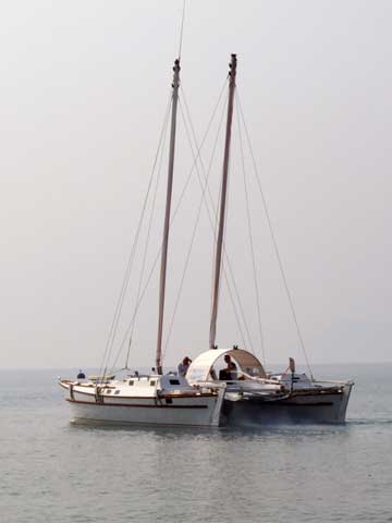 Sailing Catamaran TIKI 38' - Click me to open the gallery